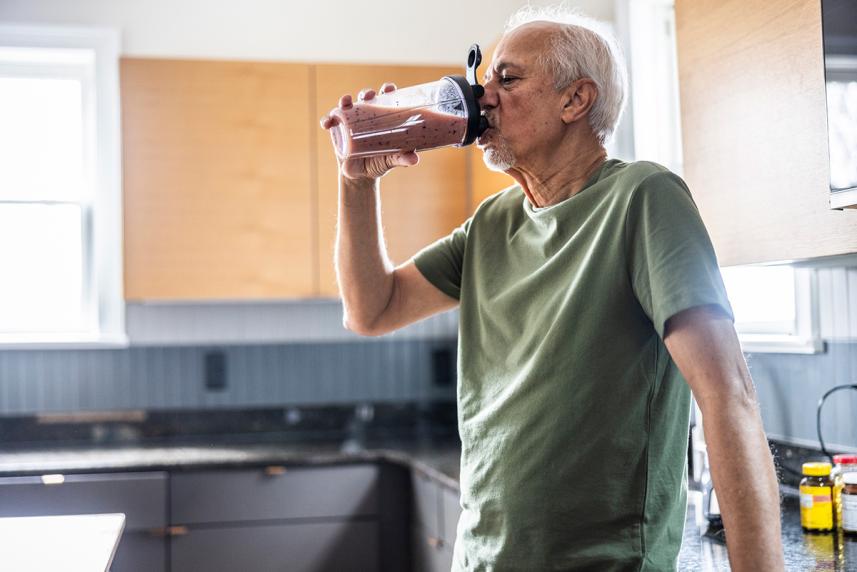 Man thinking about ways to help lower his blood pressure
